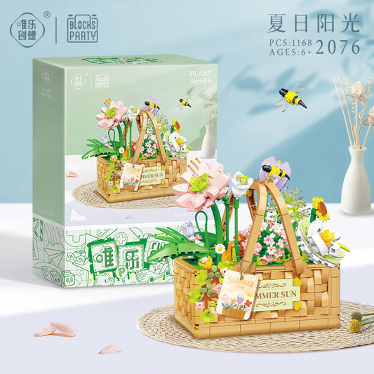Flower Basket Building Blocks
