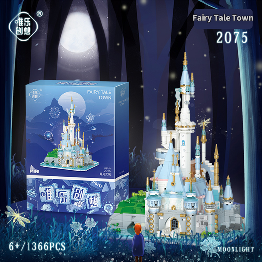 Fairy Tale Town Castle Mini Blocks 1366Pcs